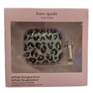 Kate Spade Gold Leopard print airpod 3rd generation case